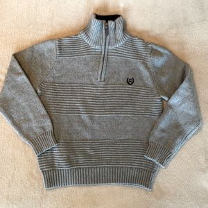 Chaps Used Boys Cable Knit sweater Size S (8)